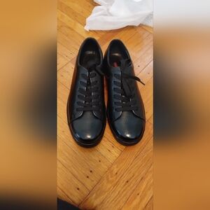 Men Prada low cut black sneakers
